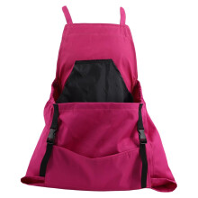 Gardening apron with quickrelease pockets fruit picking bags vegetable harvest bag for harvesting of gardening for women and men rose red