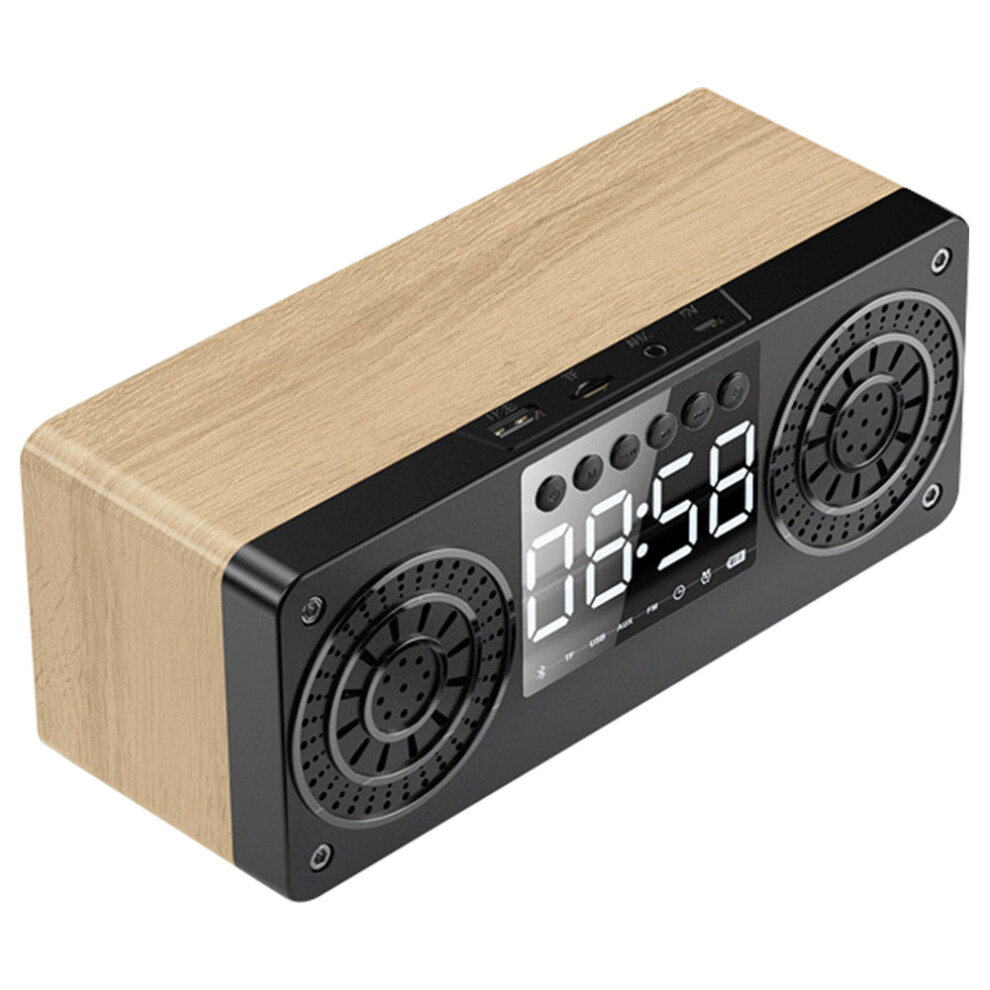 Bluetooth Speaker Alarm Clock, Dimmable Led With Multi-Functional Timer 9416038702334