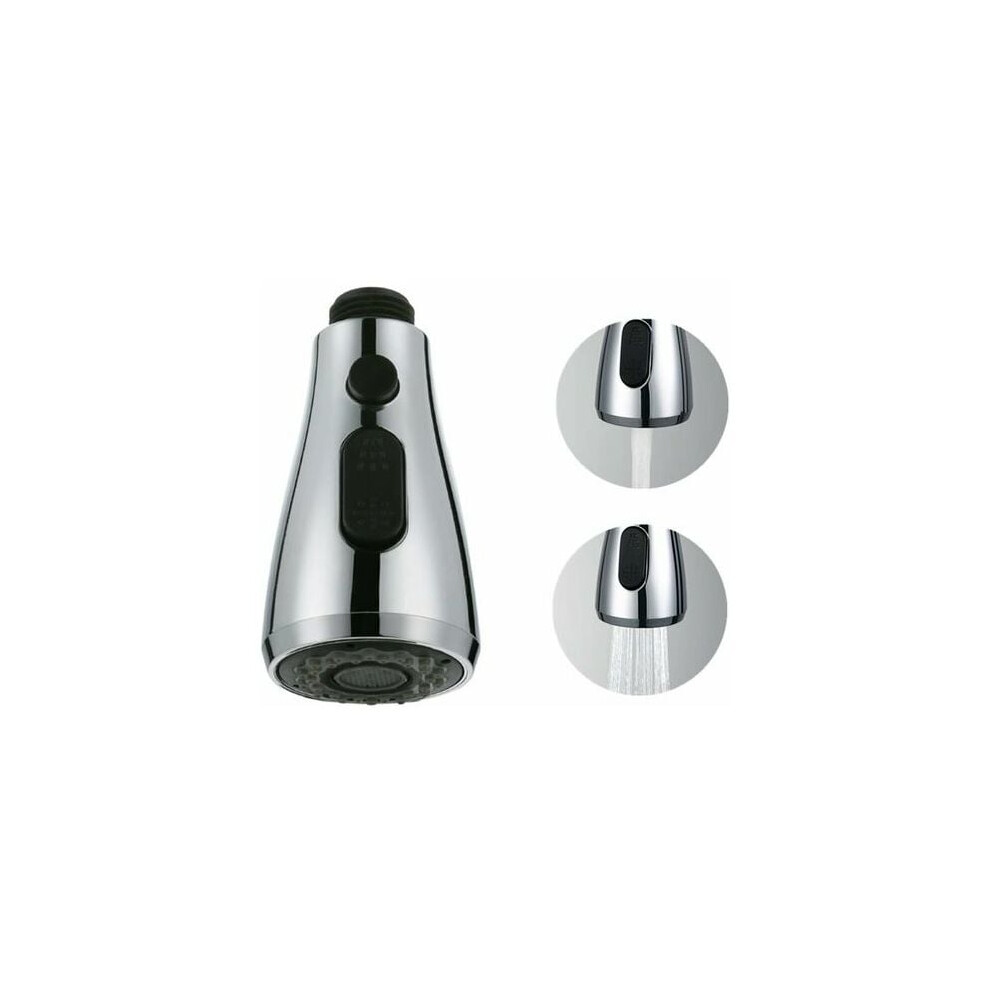3-Function Pull Down Faucet Spray Head, Premium Abs For Longevity And Easy Cleaning 9554910850565