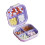 Moisture Proof Weekly Pills Box Secure Medicine Storage-Purple 1