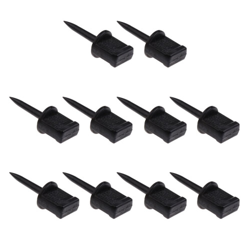 10pcs Bow Nail Target Archery Target Nail Black Ref: 9961
