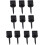 10pcs Bow Nail Target Archery Target Nail Black Ref: 9961 3