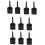 10pcs Bow Nail Target Archery Target Nail Black Ref: 9961 5
