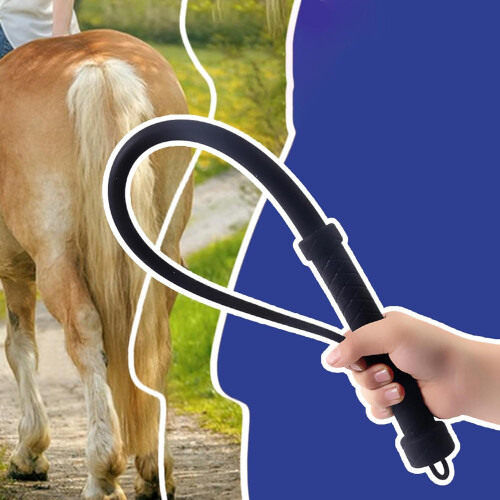 Training Whip, Silicone Riding crop whip  Comfortable handle, Cosplay 1