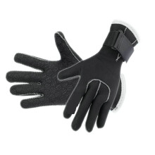 Diving gloves, snorkeling, diving equipment, scratchresistant, keep warm, spearfishing, kayaking, surf gloves (Dark Grey, XL)
