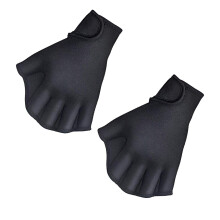 Gloves with Swimming Hides Neoprene Gloves for Swimming, Training Black M
