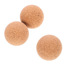 3 pieces table football cork balls made of wood for table football games light durable for indoor use on table football tables