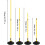 Pole One Football Pole Trainer, 1.2 kg Rubber Base Ref: 5994 2