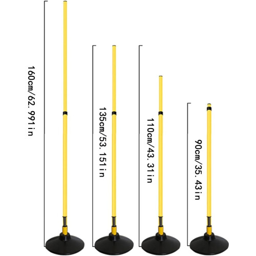 Pole One Football Pole Trainer, 1.2 kg Rubber Base Ref: 5994 1