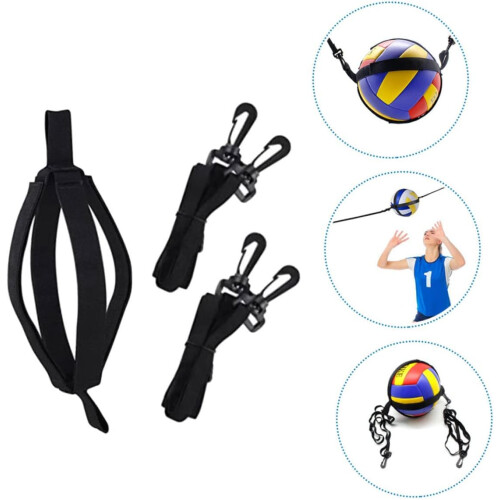 Spike Trainer for Volleyball Attack Trainer Exercise Equipment Nylon Black 2 Ref: 7547 2
