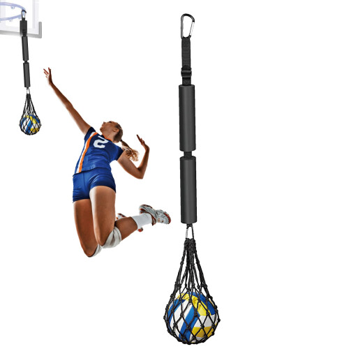 Volleyball training aid, bounce trainer  Adjustable serving trainer  Beginner jump touch arm swing rebounder