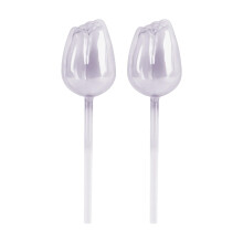 Plant Watering Balls Automatic Slow Drip Watering Bulbs 2 x Glass Spikes Ref: 3902