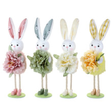 Ensemble décoratif de lapin de chambre d'enfants fabriqué à
