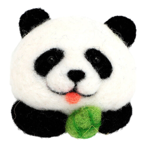 Kits de démarrage de feutrage à l'aiguille de broche-Panda géant