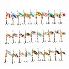 Set regalo per la pesca con esche a LED, esche a forma di verme a lento affondamento con robusta struttura in ferro e plastica, adatte a diverse