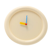 Horloge murale contemporaine de table à bulles crémeuses-Crème