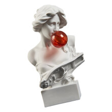 Unique Resins Blowing Bubble Greek Figurine Classical-L B Style