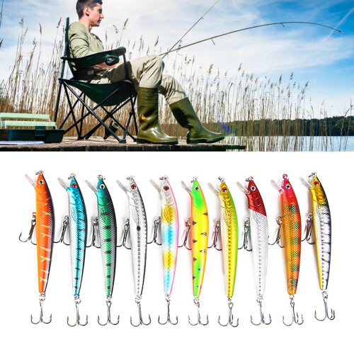 Jerkbait για ψάρεμα Walleye με χρωματικά μοτίβα, τεχνική αργής βύθισης για ελεγχόμενα 1