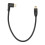 Καλώδιο USB C σε Micro B δεξιάς γωνίας, Αναστρέψιμη υποδοχή USB τύπου C με επιχρυσωμένες 5