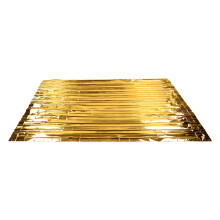 Mantas de emergencia multiusos, protección térmica de material Mylar para supervivencia al aire libre, impermeables, resistentes al viento,