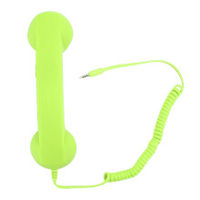 HD-luidsprekertelefoonhoorn, multifunctionele retro mobiele telefoonhoorn met antwoord- en ophangknoppen, stralingsbestendig apparaat met 3,5