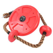 Compañero de aventuras, columpio de disco duradero para niños, accesorio de fácil instalación para parques infantiles interiores y exteriores con