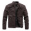 Leather Jacket Men's Motorcycle Jacket Breathable Y2K Pullover Black A8 Coffee XXL Ref: 7652 1