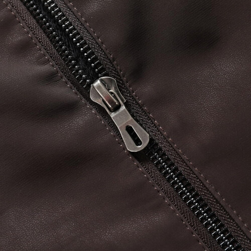 Leather Jacket Men's Motorcycle Jacket Breathable Y2K Pullover Black A8 Coffee XXL Ref: 7652 2