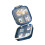 Pillendose mit sieben Abteilungen,-Peacoc Blue 1 klein 1
