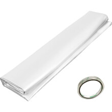 Serrefolie - DUOKU - 15 x 40 ft - Dikte 6 Mil - UV-bestendig - Transparant