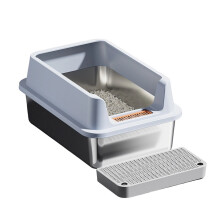 Praktische halbgeschlossene Katzentoilette-DA 50CM 15CM Becken