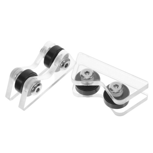 2 pieces Billiard Queue Straightness Checking Tool Replacement Pool Queue Maintenance Device With Wheel For Improved Practice Efficiency