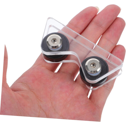 2 pieces Billiard Queue Straightness Checking Tool Replacement Pool Queue Maintenance Device With Wheel For Improved Practice Efficiency 2