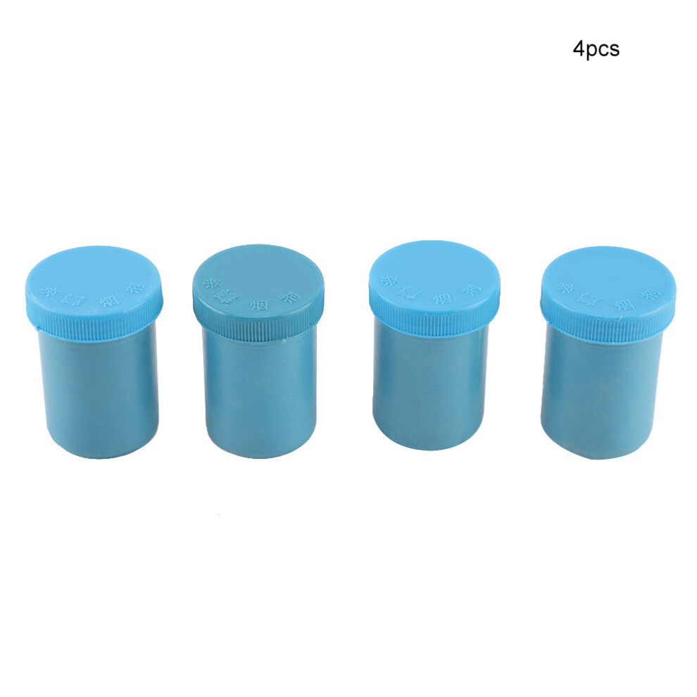 Reusable Cleaning Tool for Eyelash Extensions, Empty Pill Bottles with Pop Top Caps for Multi-Purpose Storage, 4PCS