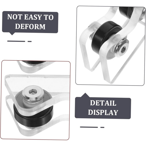 2 pieces Billiard Queue Straightness Checking Tool Replacement Pool Queue Maintenance Device With Wheel For Improved Practice Efficiency 1