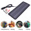 Universal Socket Solar Charger, High Conversion Efficiency Panel for 12V Battery Maintenance, Weatherproof (4.5W) 5