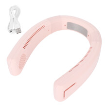 Wearable Neck Cooler, Turbo Bladeless Cooling, 4000mAh Rechargeable Battery Operated USB Fan, 360 Circulated Airflow, Hands-Free Portable Neck Fan
