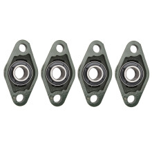4part pillow block, UCFL205, Thickened outer spherical metal bearing block with screws for mechanical engineering Ref: 7166