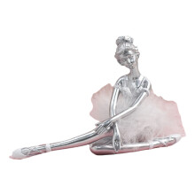 Stylish Ballet Dancer Resins Sculpture Ornament for Entryway-3