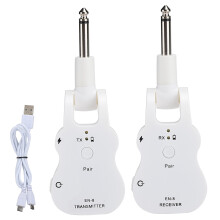 Bezdrátový kytarový systém 2,4 GHz pro elektrické kytary, ergonomický design zvyšuje pohodlí, otočný konektor nabízí flexibilitu, vysoká