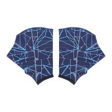 Nylon swimming gloves swimming bed gloves for water resistance training water pressure swimming equipment marine blue, m Ref: 5378