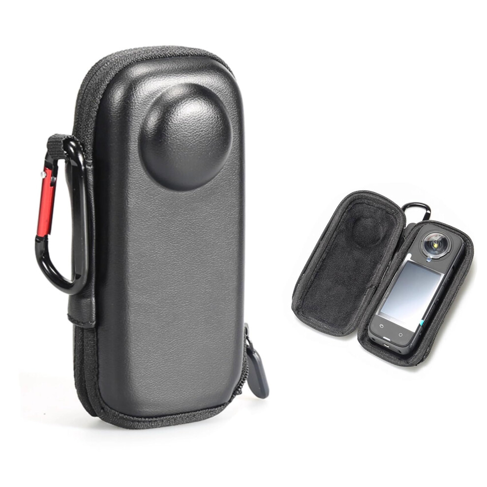 Insta360 X5 Hard Shell Travel Case With Carabiner, Black 9365049121279