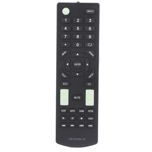 Télécommande facile à installer pour téléviseurs Insignia, télécommande de remplacement sans programmation requise, compatible avec isolation