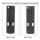Télécommande facile à installer pour téléviseurs Insignia, télécommande de remplacement sans programmation requise, compatible avec isolation 5