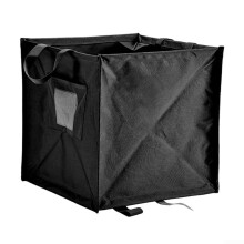 Foldable Trash Can Outdoor Dustbin Foldable Garbage Line Storage Bag for Camping Storage Bag (Black, L) Black L Ref: 1720