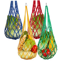 4 pieces hanging chicken feed, poultry fruit holder chicken toy multifunctional vegetable mesh bag for poultry, chicken, duck, large bird feeder
