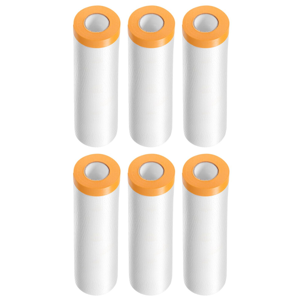 6 Rolls Selfadhesive Cover Film 118.1' X 65.6 Ft For Car Paint Covering 9365049121361