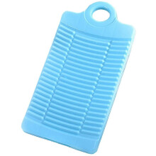 Non-Slip Washboard for Laundry Efficiency, Refreshingly Colored Rectangle Washboard, Durable Plastic Construction Plastic Washboard with Ergonomic Des
