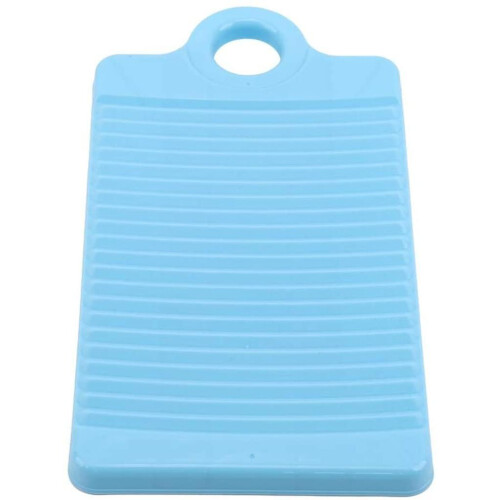 Non-Slip Washboard for Laundry Efficiency, Refreshingly Colored Rectangle Washboard, Durable Plastic Construction Plastic Washboard with Ergonomic Des 1