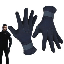 Neoprene gloves 3mm thermal gloves for swimming, rafting, kayaking black M